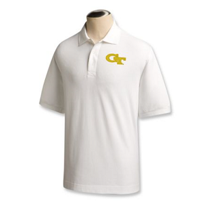 Georgia Tech Yellow Jackets Men's Ace Polo - White